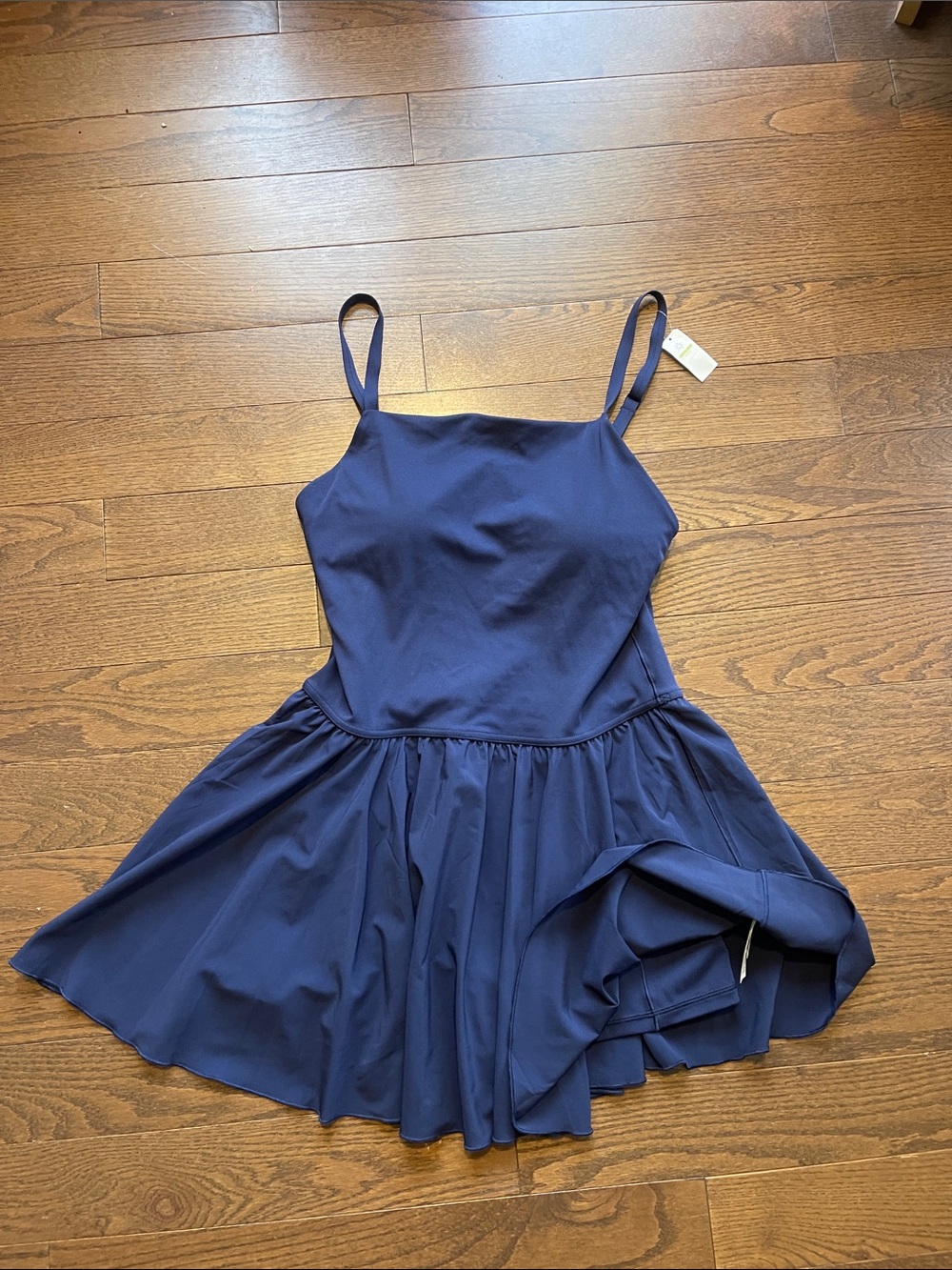 aerie  real me, Navy Blue Mini Dress with Spaghetti Straps, sz L, NWT